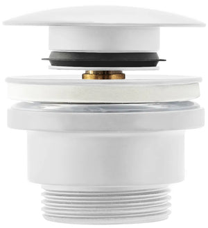 Dop universal click-clack – Alb Mat – Design minimalist și tehnologie practică

Descriere:
Dopul universal click-clack în finisaj alb mat aduce linii curate și o eleganță discretă în orice baie. Datorită construcției universale, este compatibil atât cu lavoare cu, cât și fără preaplin – o soluție versatilă pentru diferite stiluri de amenajare.

Fabricat din alamă de înaltă calitate și acoperit cu un strat mat rezistent, acest dop îmbină durabilitatea cu un aspect stilat și minimalist. Mecanismul fiabil Push