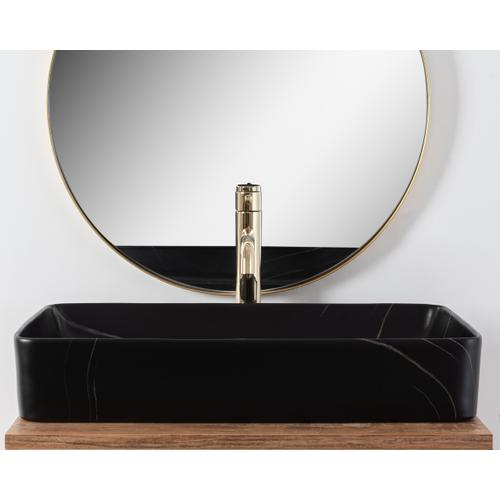 Chiuvetă de blat Denis 61,5 cm - Black Stone Matt