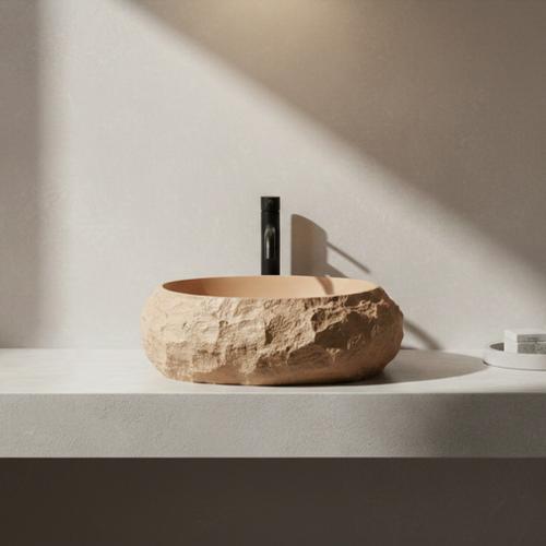 Chiuvetă de blat Mika 50 cm - Light Terracotta