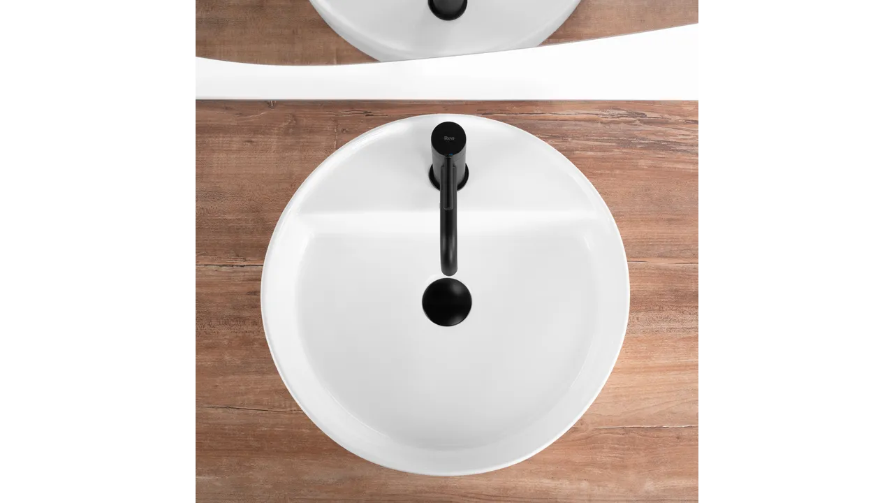 Chiuvetă de blat Ronda 45 cm - Albă