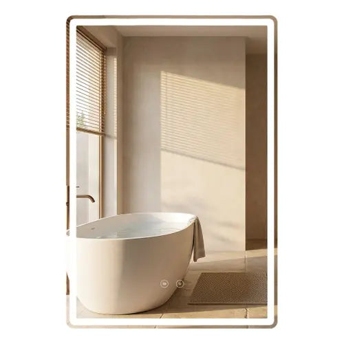 Oglinda de perete cu LED Marlo - 80x60 cm