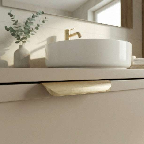 Dulap pentru lavoar 140 cm, cu raft, fronturi cu rama decorativa, 4 sertare Roma - Casmir