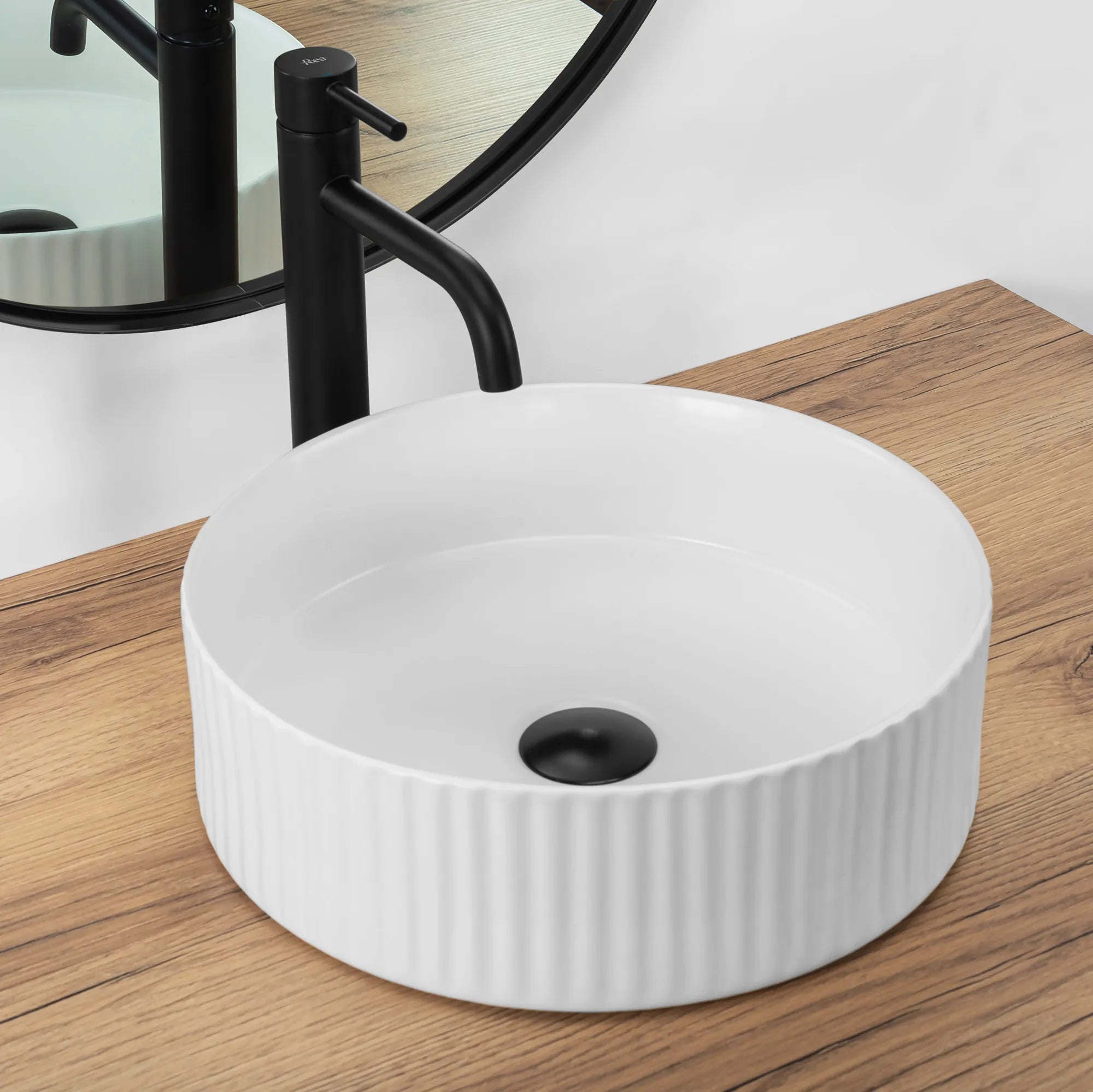 Chiuvetă de blat Delia 36 cm - Albă