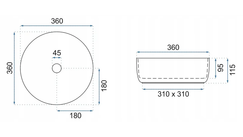 Set de mobilier: Dulap pentru lavoar 120 cm, 2 uși 2 sertare și Dulap înalt pentru baie 120 cm Willy - Alb/Nuc top