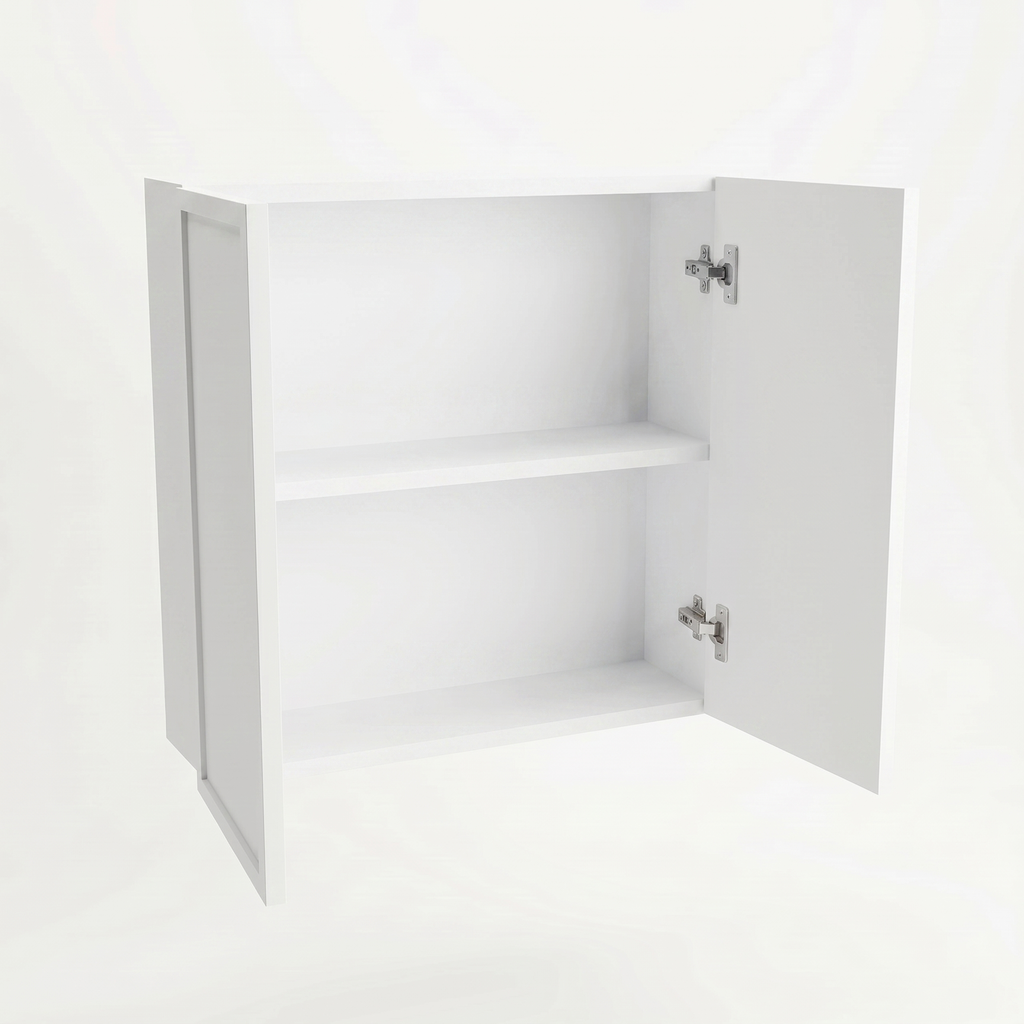 Dulap suspendat pentru baie de 60 cm cu 2 usi Roma - Alb