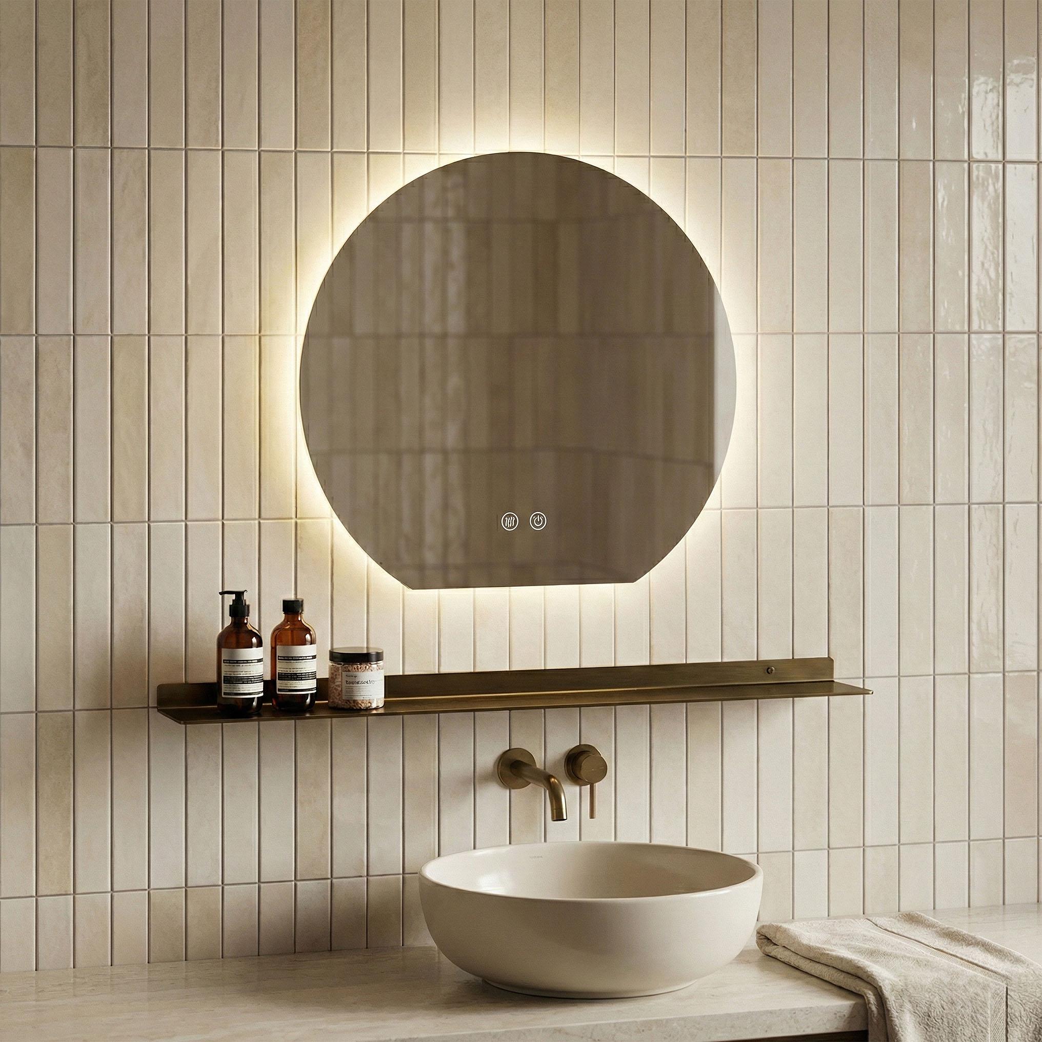 Oglinda de perete cu LED-uri Fabio - 70 cm