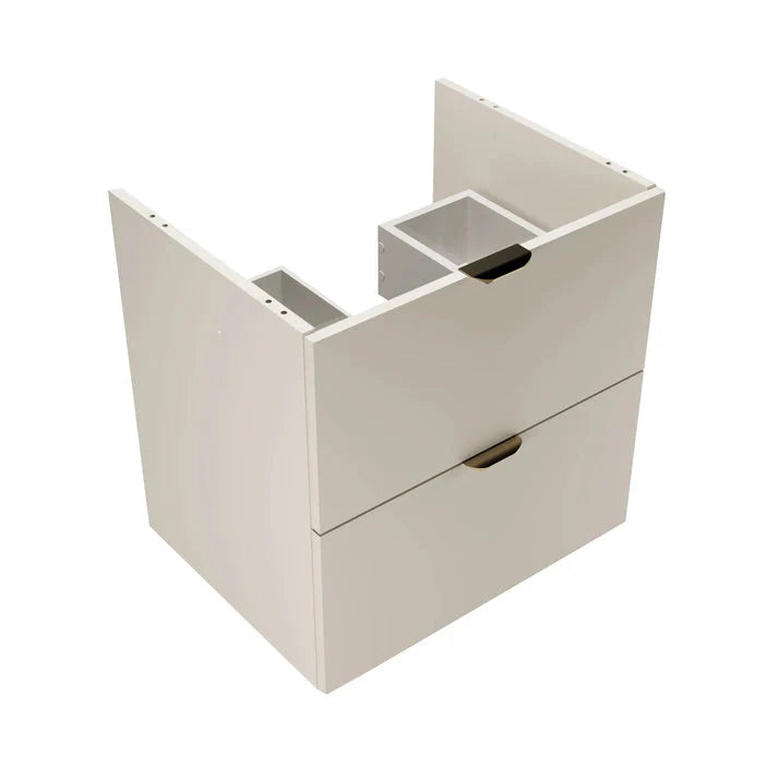 Dulap pentru lavoar 140 cm, cu raft, fronturi netede Orio - Casmir