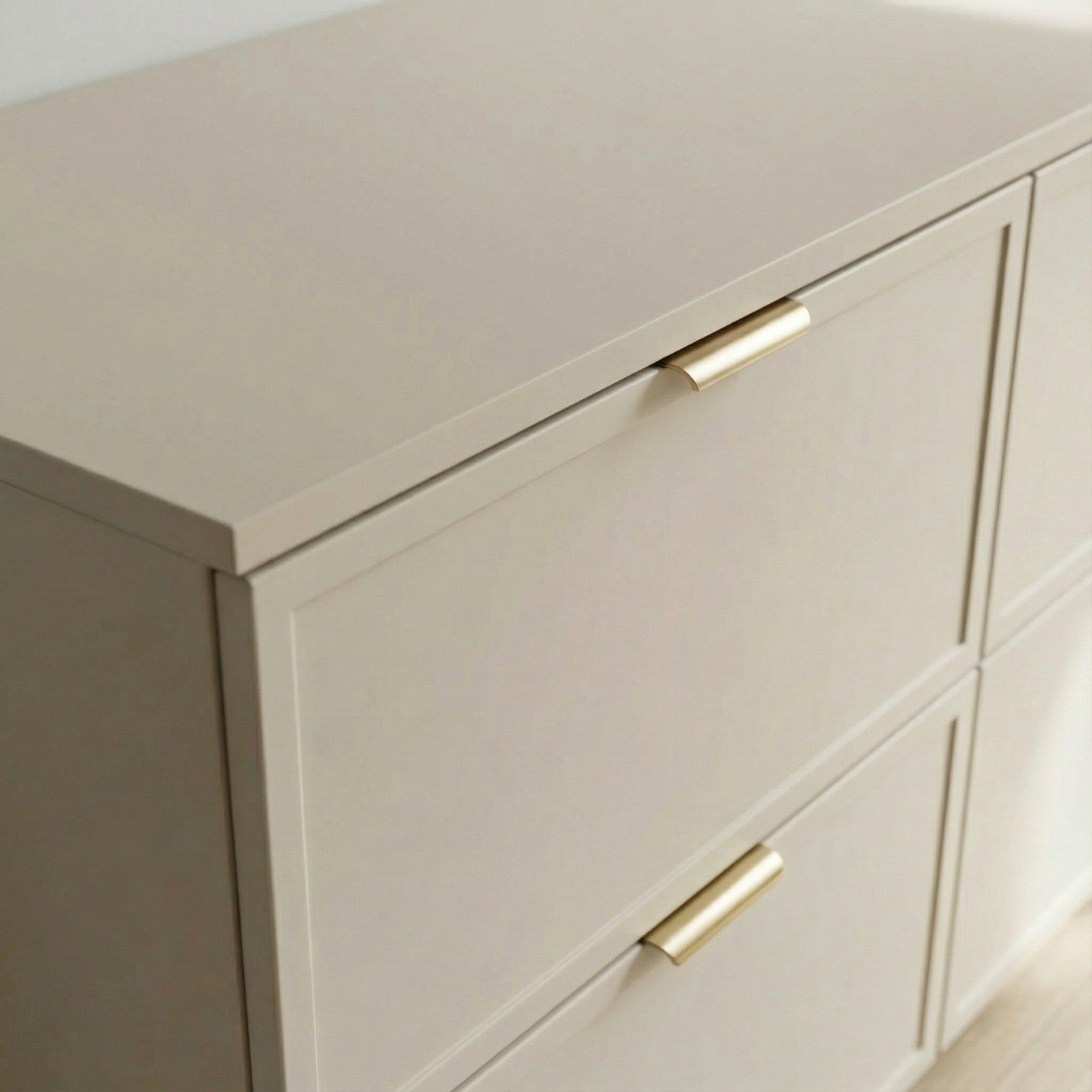 Dulap pentru lavoar 120 cm fronturi cu rama decorativa, 2 usi si 2 sertare Roma - Casmir