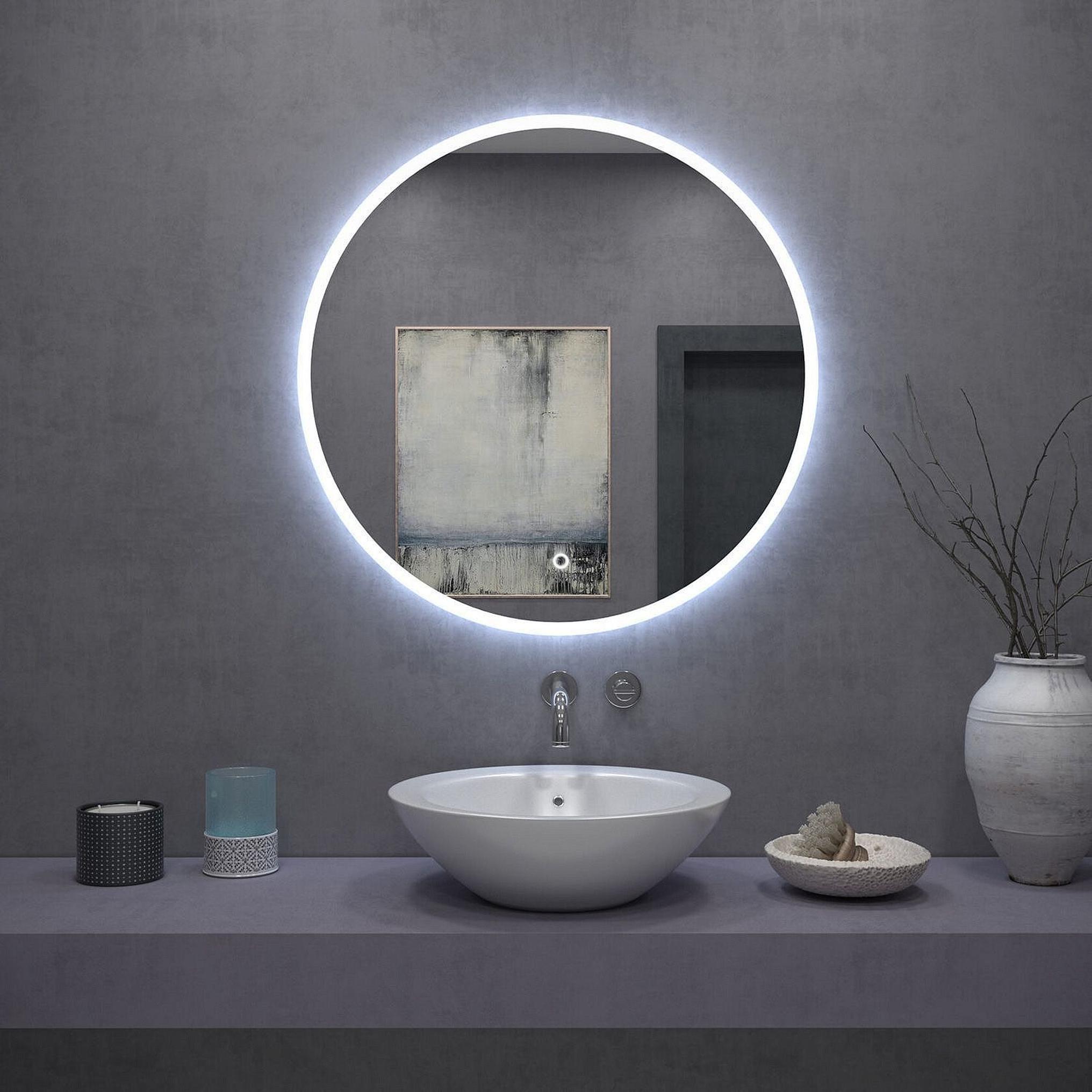 Oglinda de perete cu LED-uri FFJ - 50 cm
