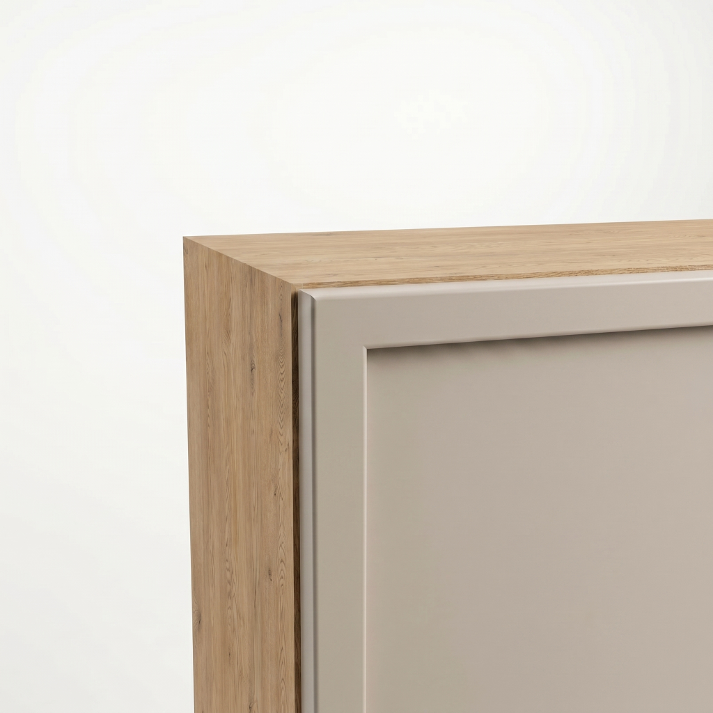 Dulap de perete deasupra toaletei 60 cm suspendat, fronturi cu rama decorativa Roma - Casmir/Stejar Cremona