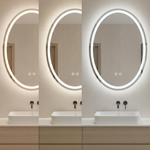 Oglinda de perete cu LED-uri Marco - 50x70 cm