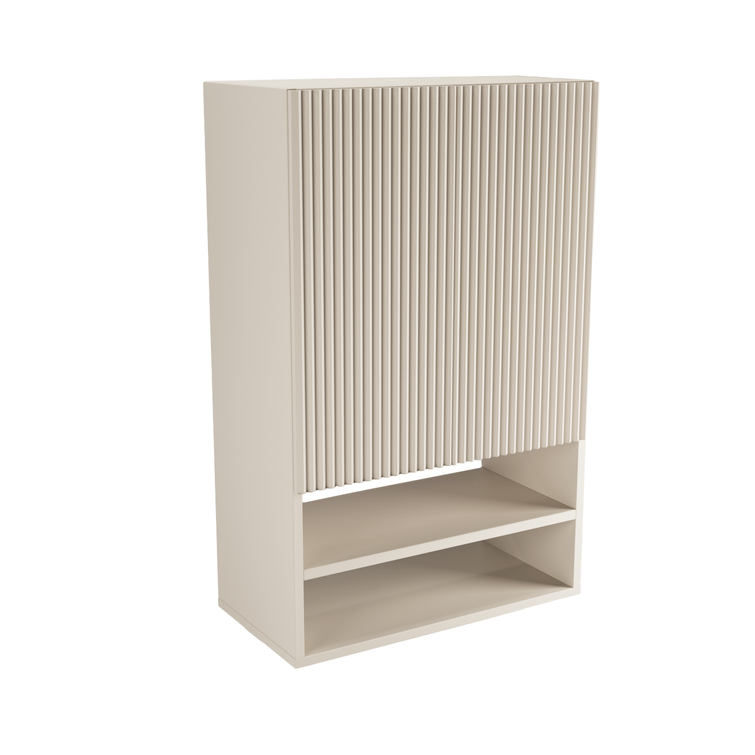 Dulap de perete deasupra toaletei 60 cm suspendat, fronturi canelate Willy - Casmir