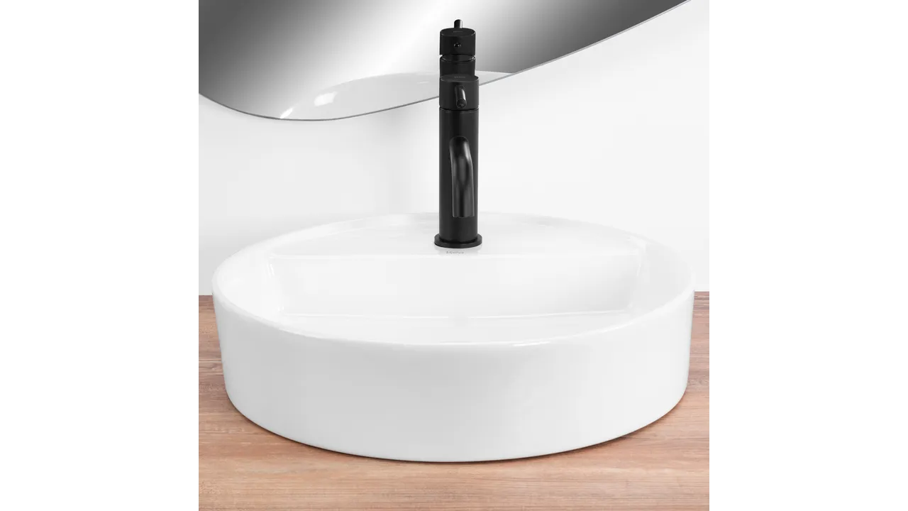 Chiuvetă de blat Ronda 45 cm - Albă