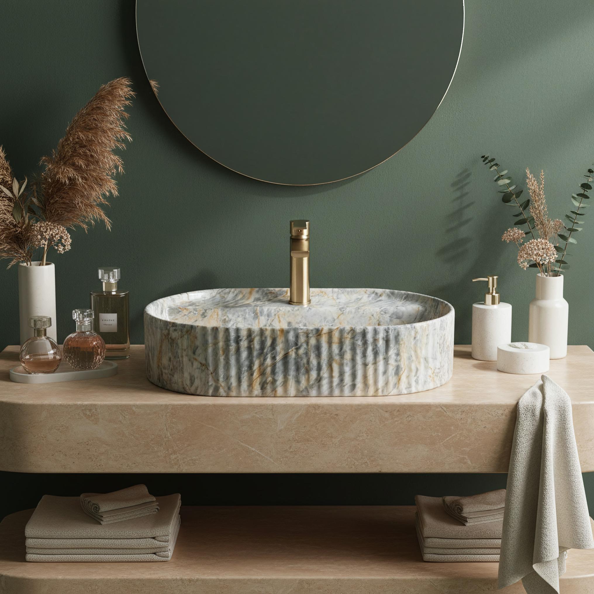 Chiuvetă de blat Marcela 60 cm - Ruststone