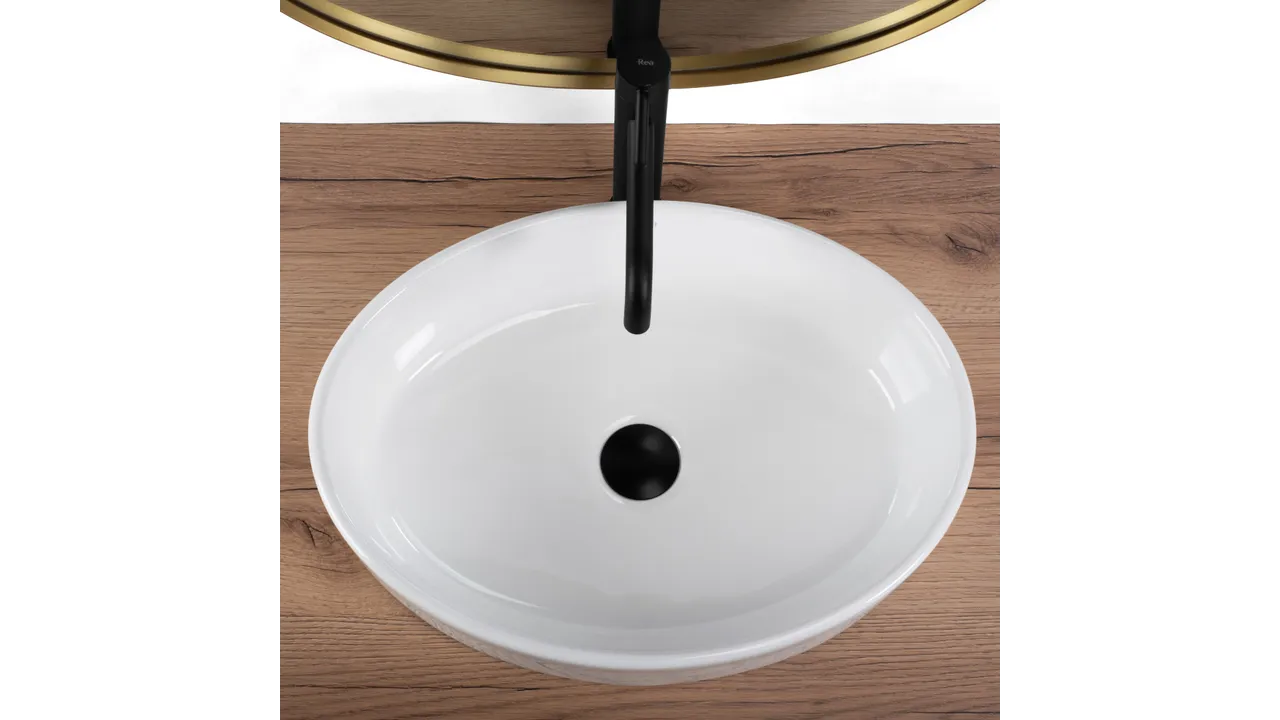Chiuvetă de blat Fonda 50 cm - Albă
