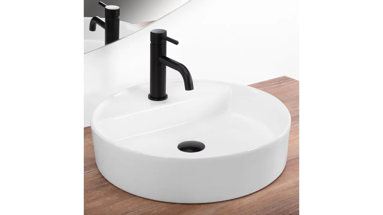Chiuvetă de blat Ronda 45 cm - Albă