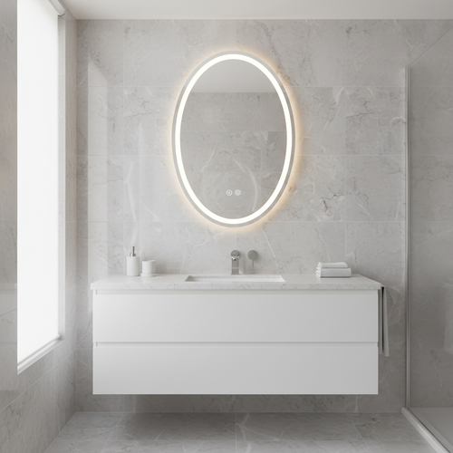 Oglinda de perete cu LED-uri Marco - 50x70 cm