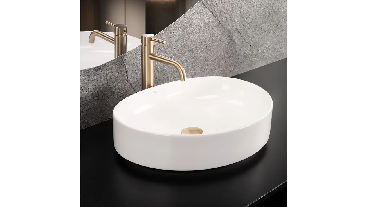 Chiuvetă de blat Joana 50 cm - Albă