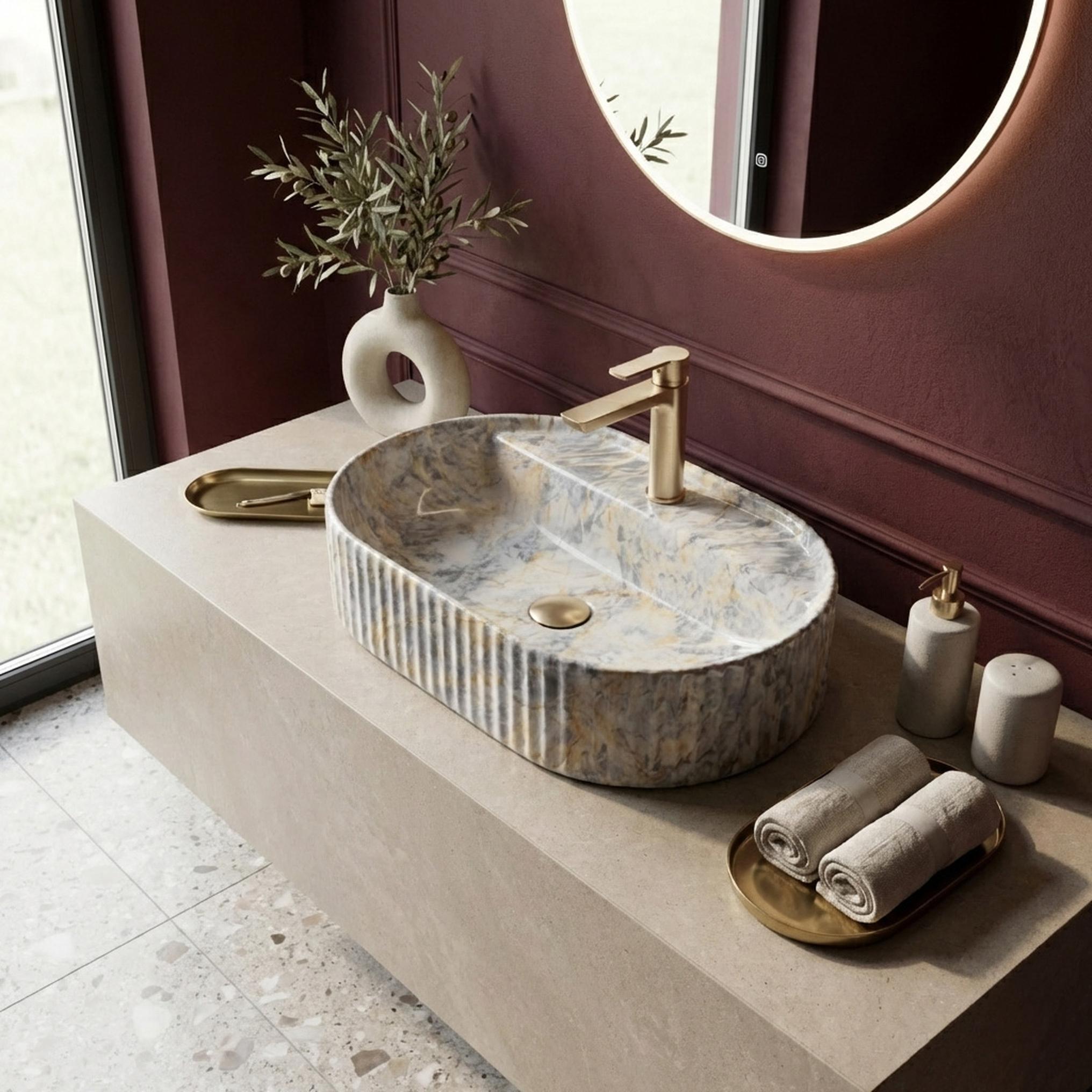 Chiuvetă de blat Marcela 60 cm - Ruststone