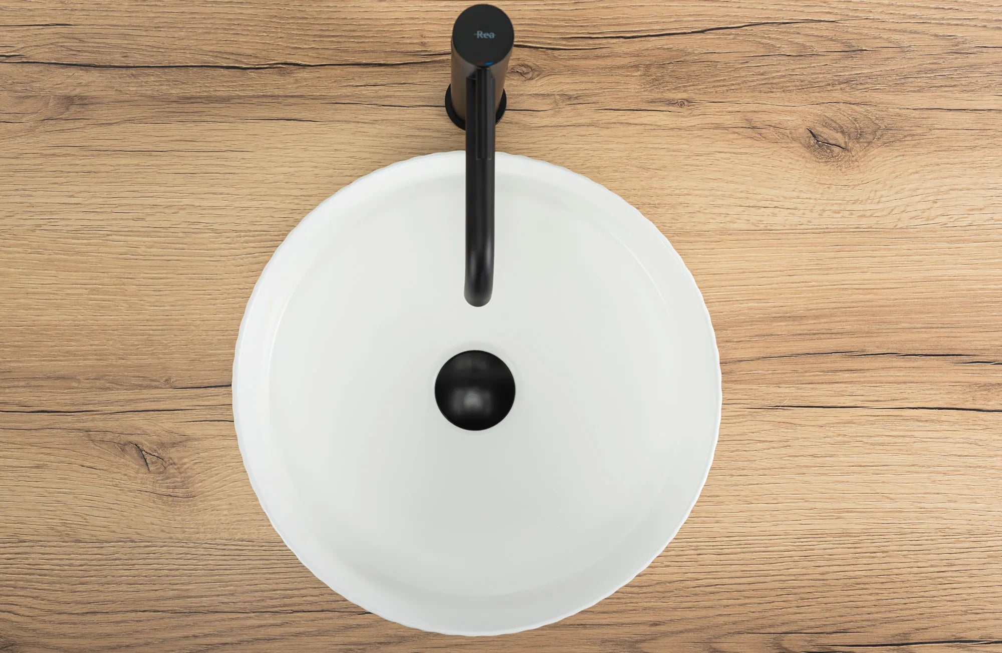 Chiuvetă de blat Delia 36 cm - Albă