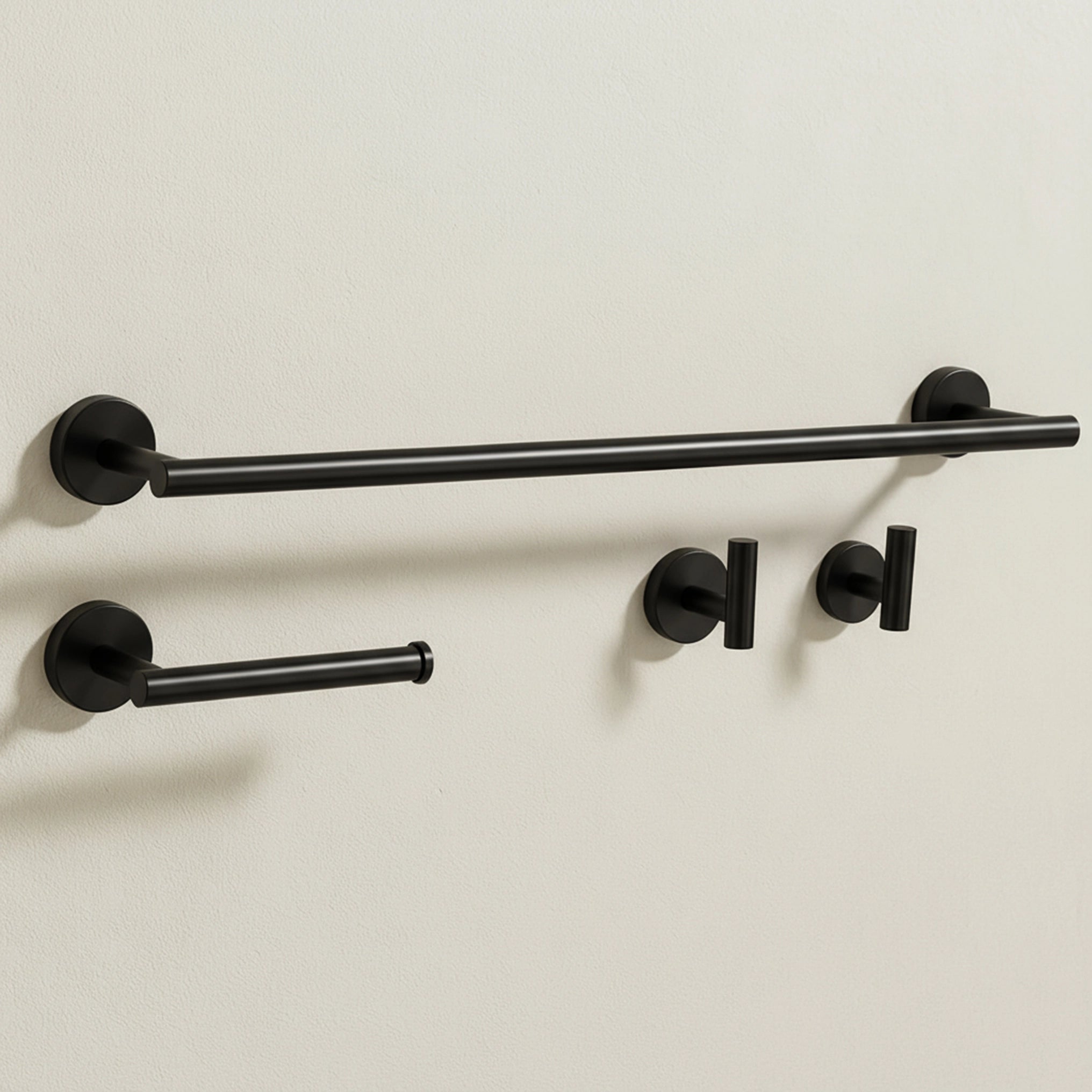 Set de cuierele de baie Ari - Negru
