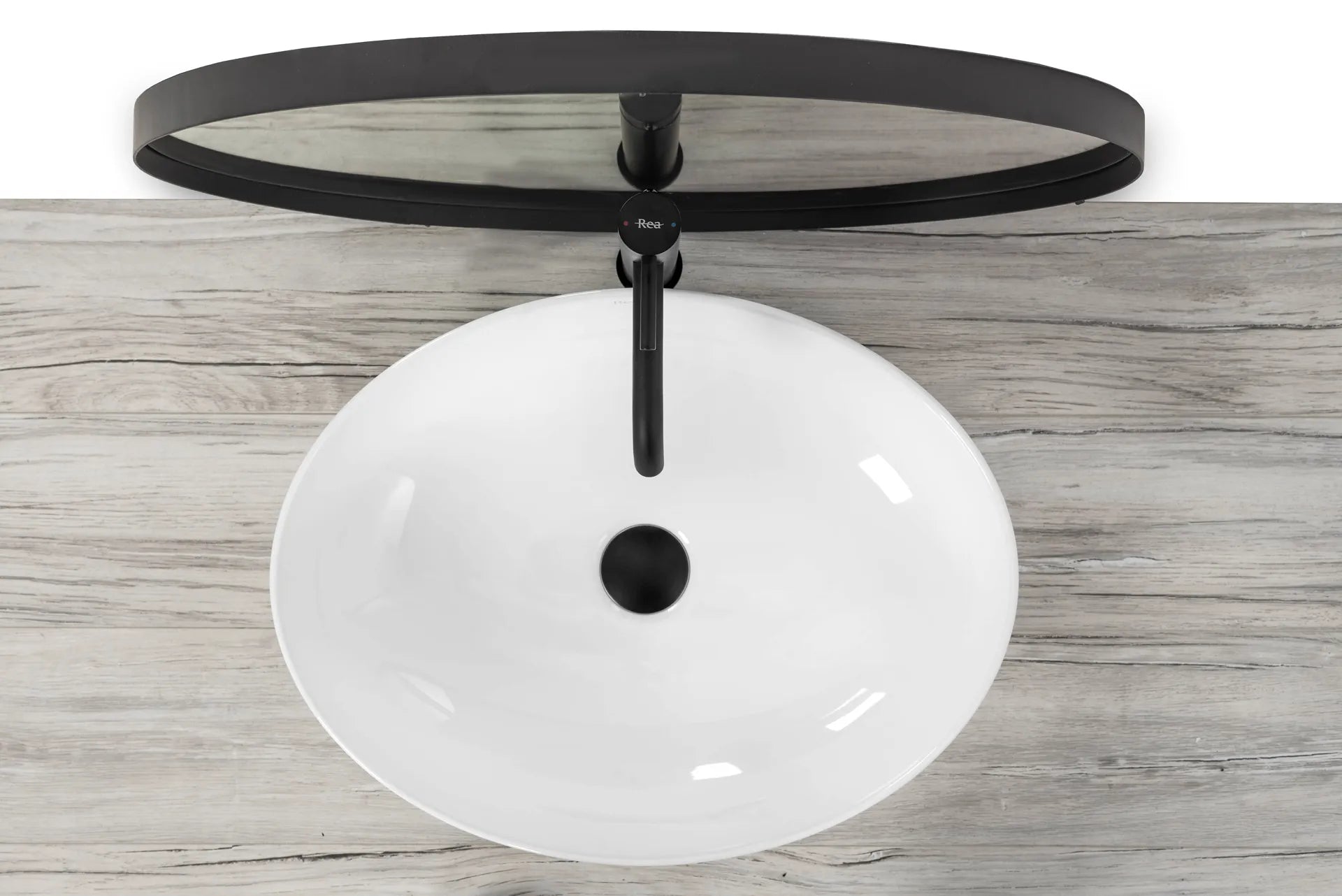 Chiuvetă de blat Carola 50 cm - Albă