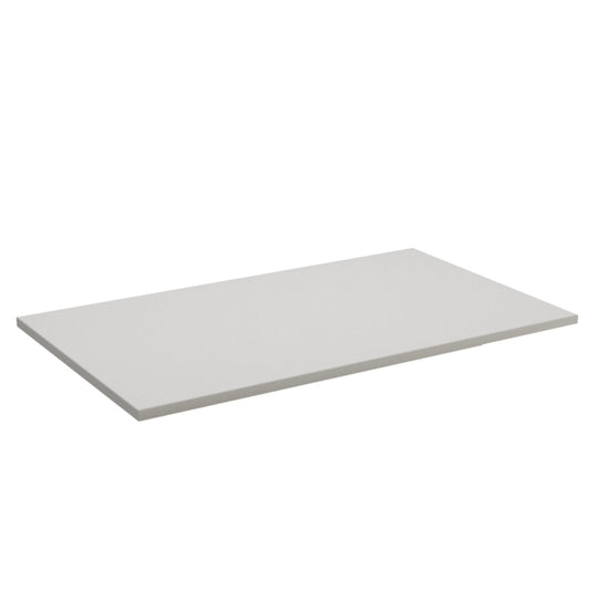 Blat de baie Alb Alpin 90 cm pentru dulap de lavoar, din placă laminată rezistentă la umiditate, cu design luminos și modern.