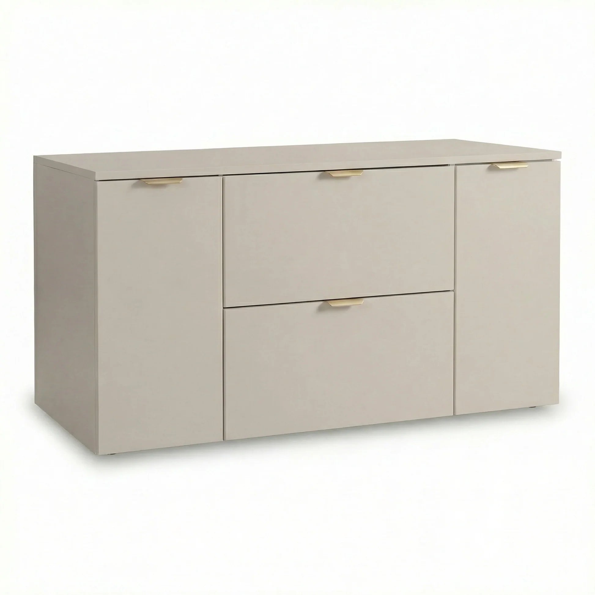 Dulap pentru lavoar Orio 120 cm Casmir cu 2 sertare și 2 uși, fronturi netede și design modern, ideal pentru băi spațioase și elegante.