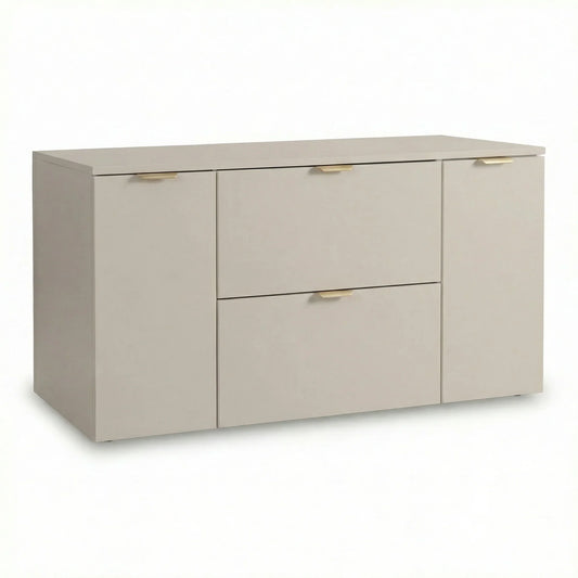 Dulap pentru lavoar Orio 120 cm Casmir cu 2 sertare și 2 uși, fronturi netede și design modern, ideal pentru băi spațioase și elegante.