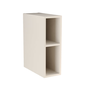 Raft îngust 20 cm Casmir, cu poliță centrală, rezistent la umiditate, ideal ca modul suplimentar pentru dulap lavoar sau spațiu decorativ în băi moderne.