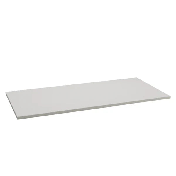 Blat de baie Alb Alpin 160 cm pentru dulap de lavoar, din placă laminată rezistentă la umiditate, cu design luminos și elegant.