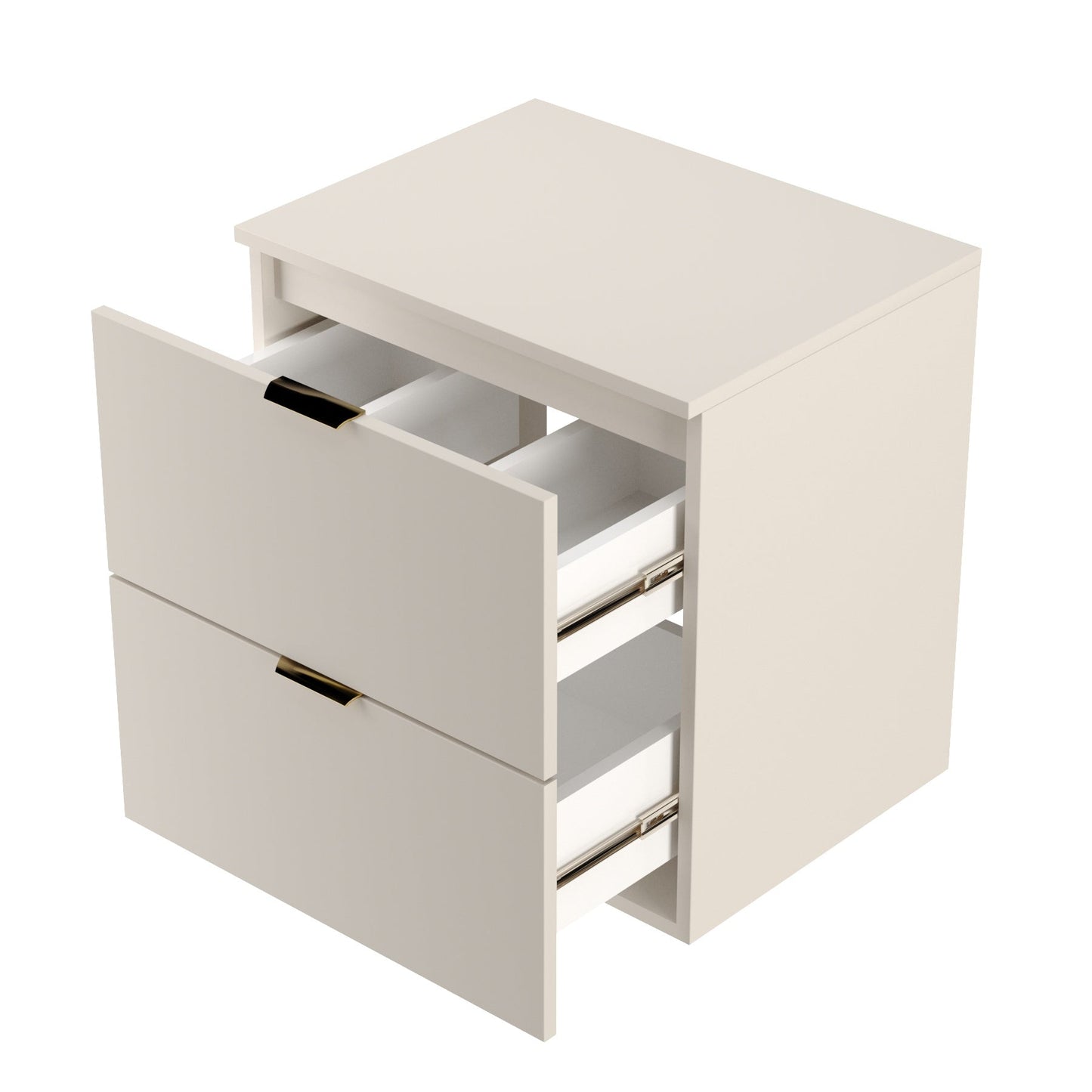 Dulap pentru lavoar 100 cm, cu raft, fronturi netede Orio - Casmir