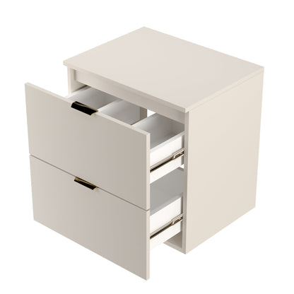 Dulap pentru lavoar 100 cm, cu raft, fronturi netede Orio - Casmir