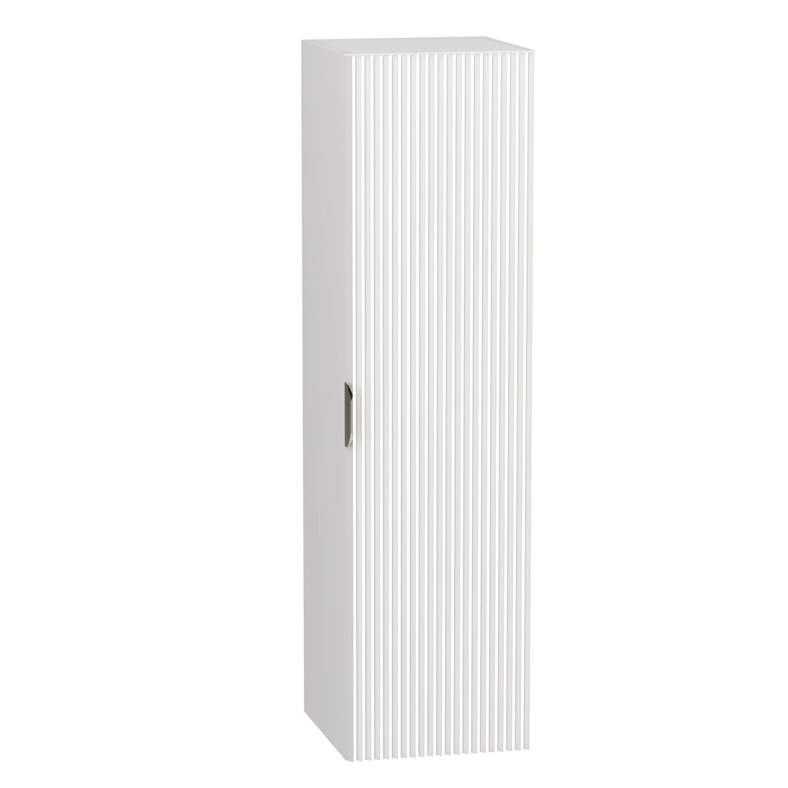 Set de mobilier: Dulap pentru lavoar cu cos de rufe 100 cm și Dulap înalt pentru baie 120 cm Willy - Alb/Marmura Alba top