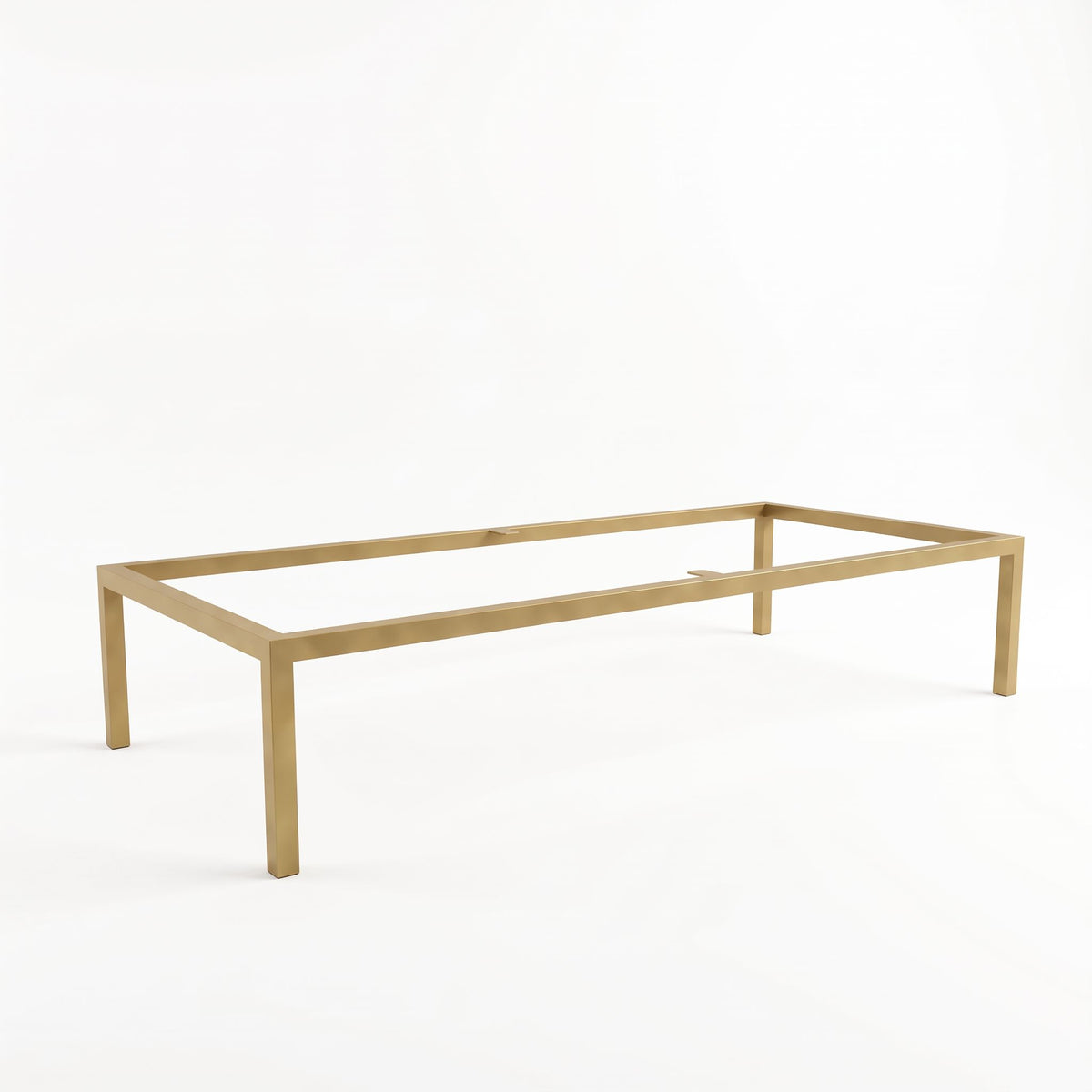 Structură metalică aurie 100 cm pentru mobilier de baie și dulap sub chiuvetă, realizată din profil de oțel 20x20 mm, vopsită cu pulbere.