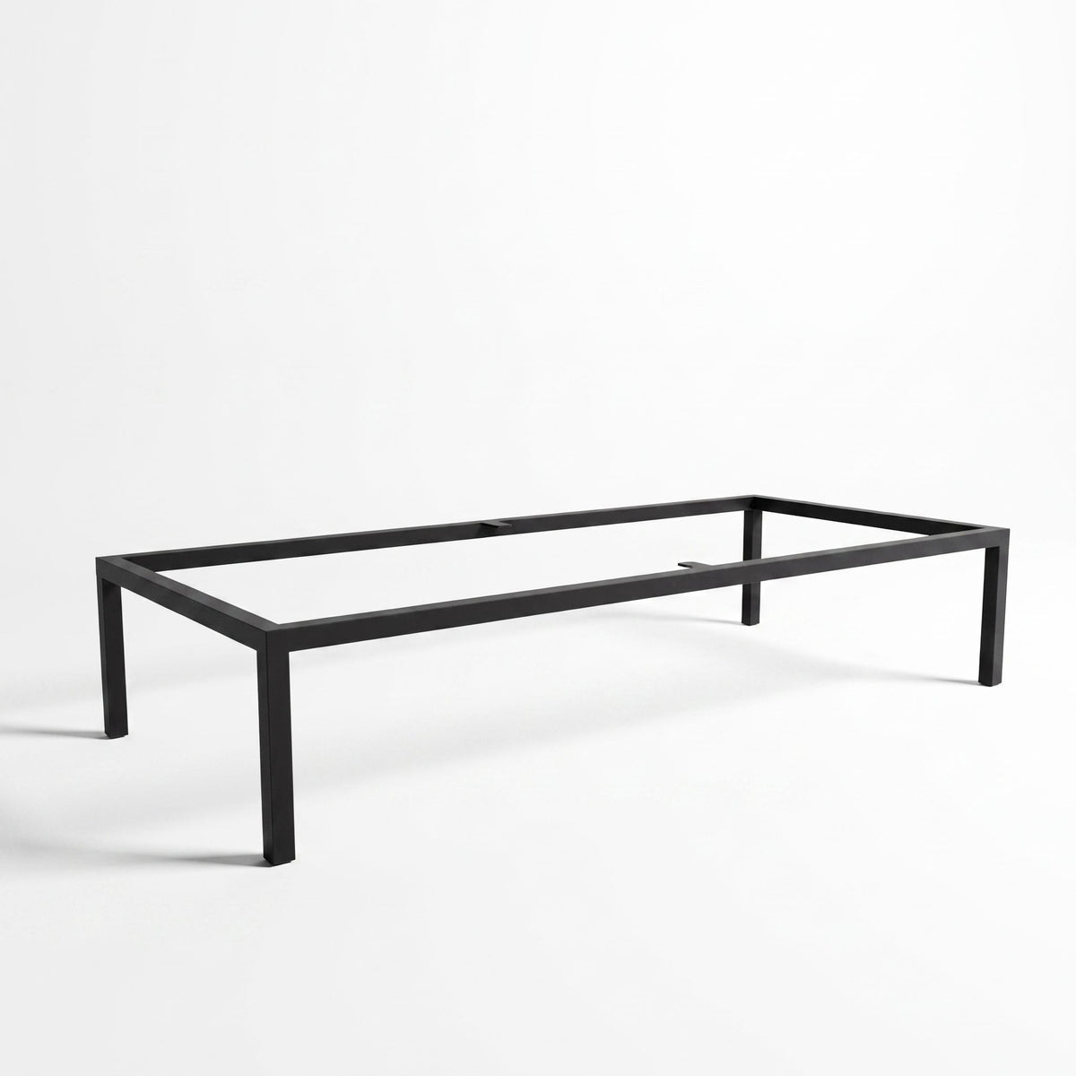 Structură metalică neagră 100 cm pentru mobilier de baie și dulap sub chiuvetă, realizată din profil de oțel 20x20 mm, vopsită cu pulbere.