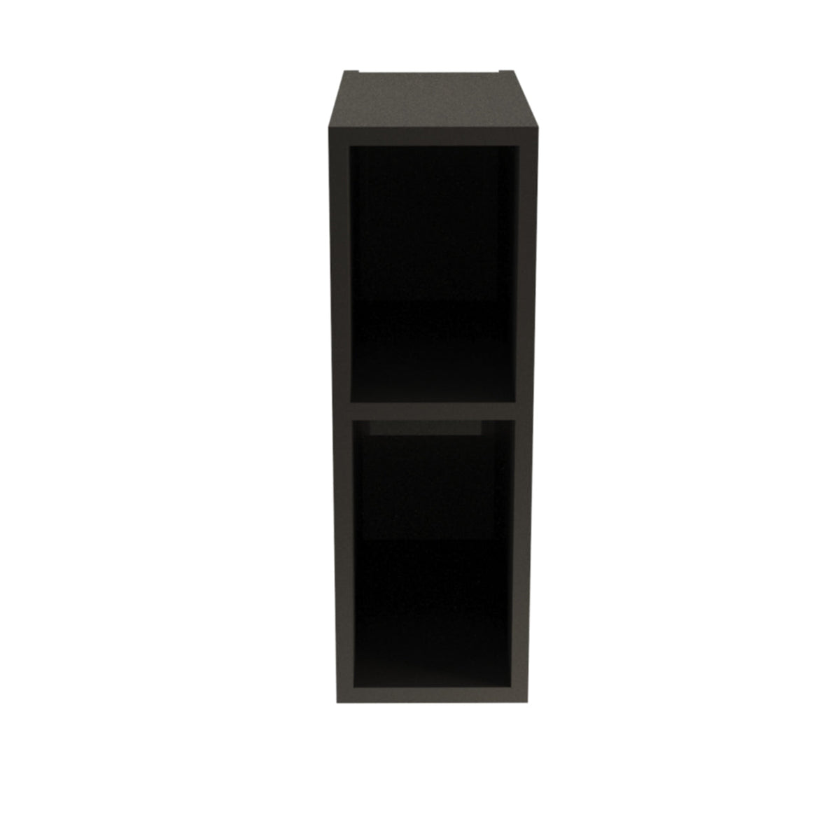Raft îngust 20 cm, cu 1 polita - Negru
