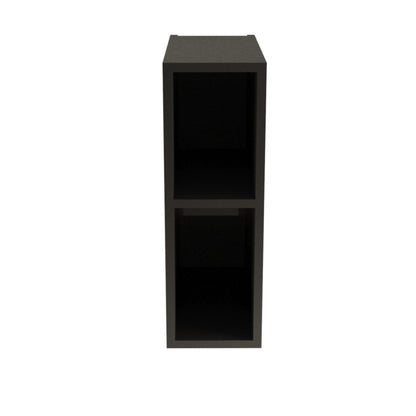Raft îngust 20 cm, cu 1 polita - Negru
