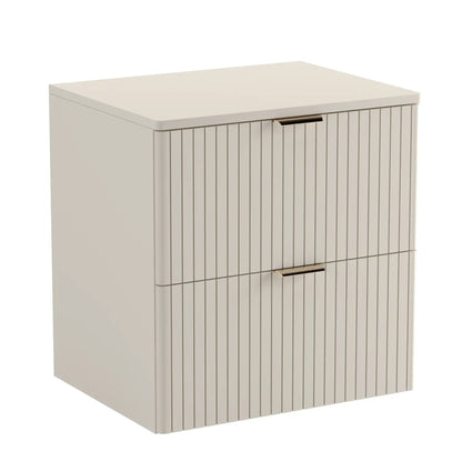 Waschtischunterschrank 60 cm Oli in Kaschmir, ideal für stilvolle Badezimmer.