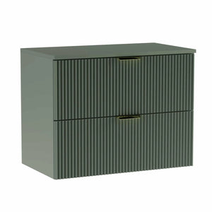 Dulap pentru lavoar Willy 80 cm verde salvie – mobilier modern, elegant și funcțional, cu spațiu generos pentru depozitare.