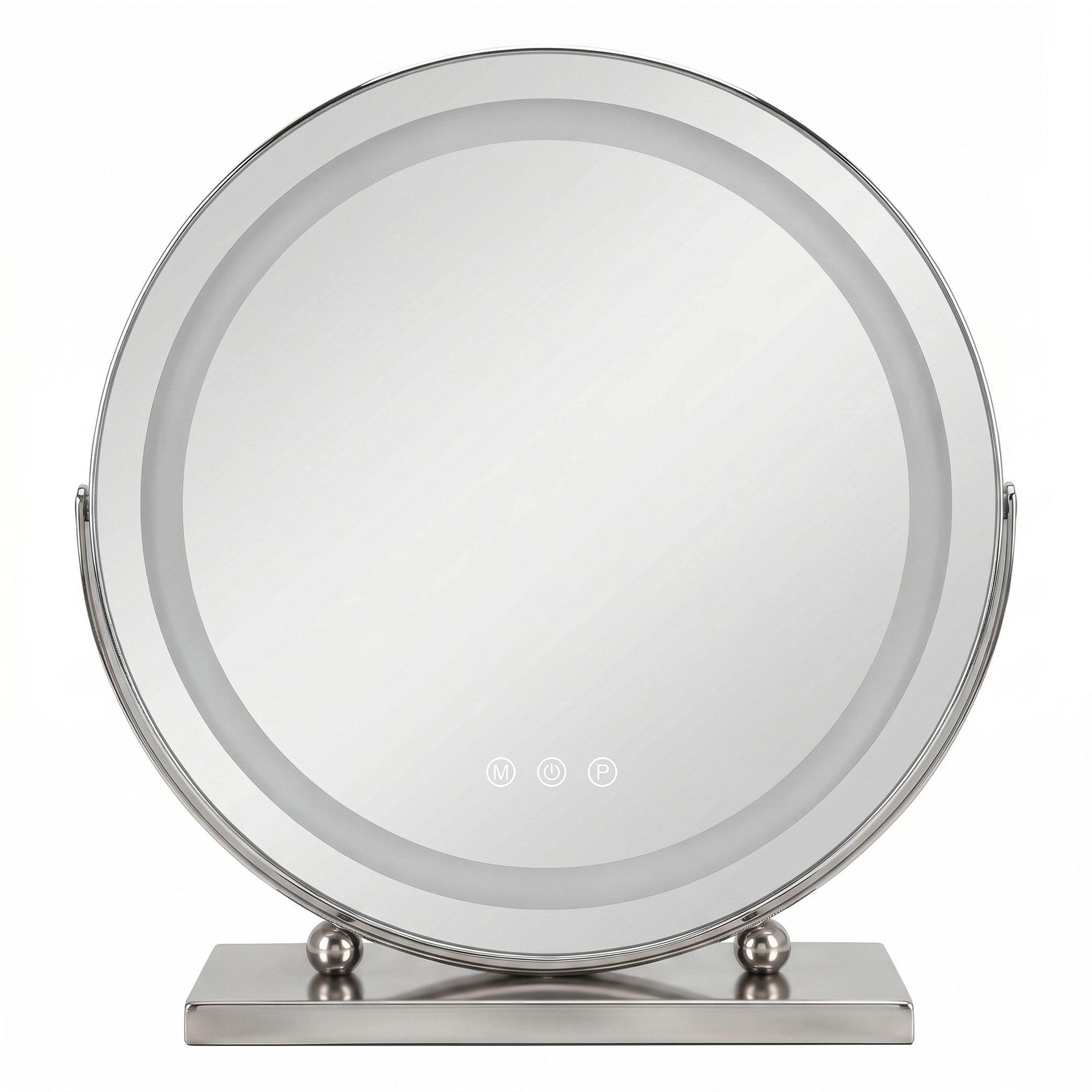 Oglindă de machiaj cu LED-uri Chrom - 40 cm