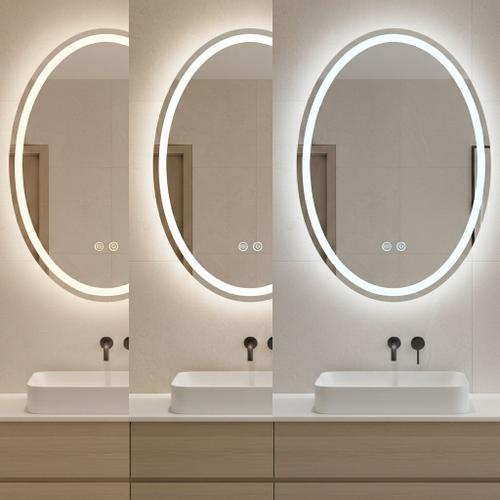 Oglinda de perete cu LED-uri Marco - 60x80 cm