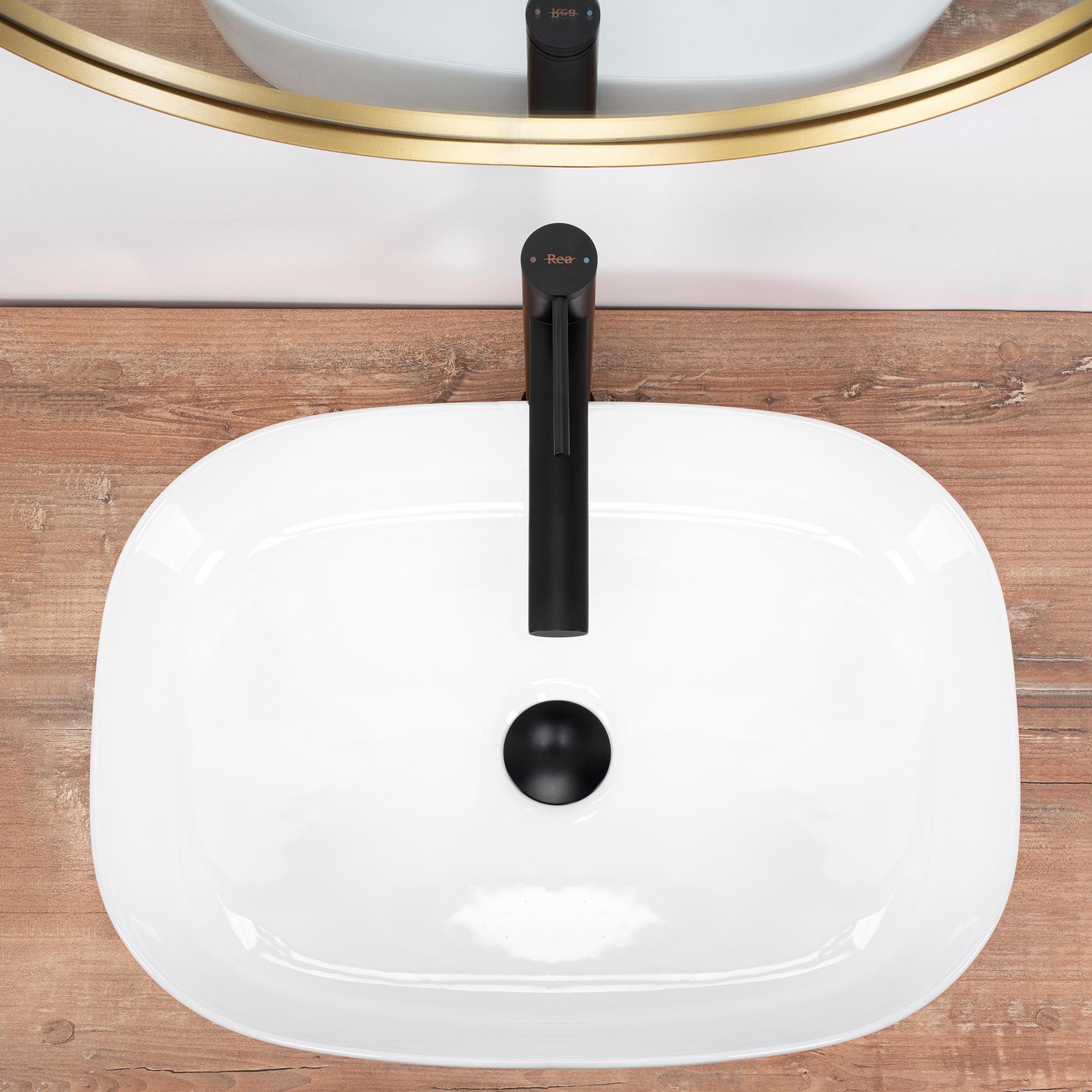 Chiuvetă de blat Angie 52 cm - Albă