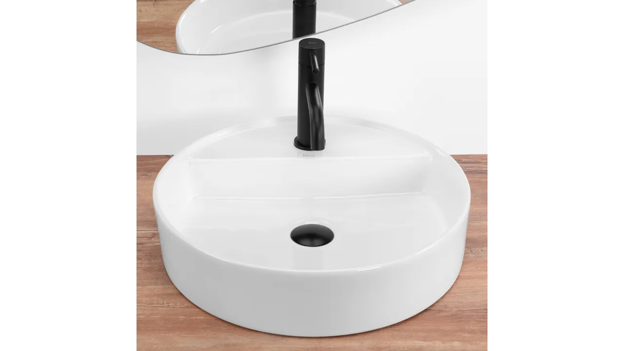 Chiuvetă de blat Ronda 45 cm - Albă