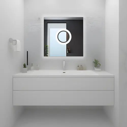 Oglinda de perete cu LED-uri YH-BL-12 - 60x60 cm