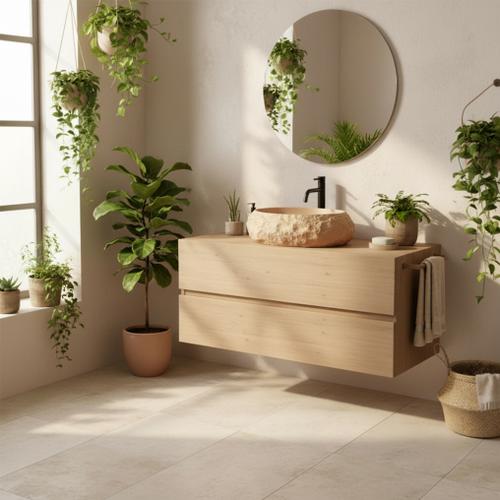 Chiuvetă de blat Mika 50 cm - Light Terracotta