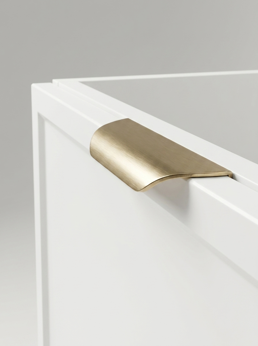 Dulap pentru lavoar 60 cm, 2 sertare, fronturi cu rama decorativa, fara blat Roma - Alb