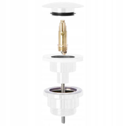 Dop universal click-clack - Alb Mat