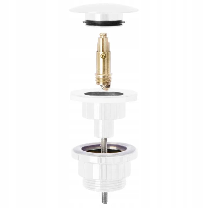 Dop universal click-clack - Alb Mat