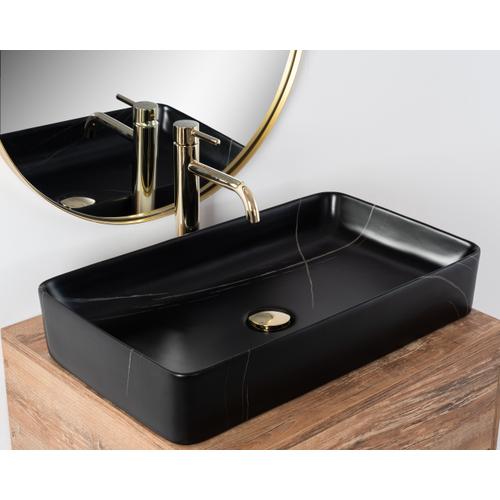 Chiuvetă de blat Denis 61,5 cm - Black Stone Matt